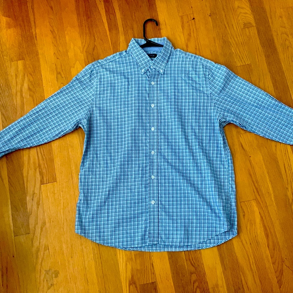 Nautica large checkered long sleeve
